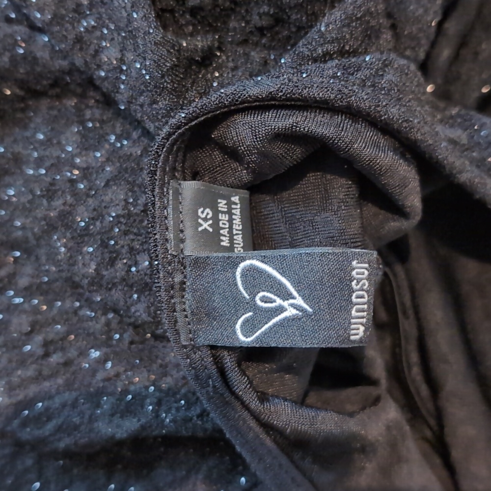 Windsor Open Back Sparkly Black Formal Dress Size… - image 8